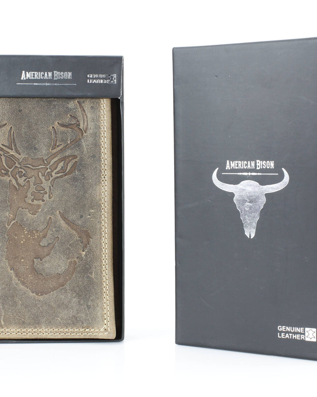 Men’s Rodeo Wallet with Deer Emboss ABMWVT 07
