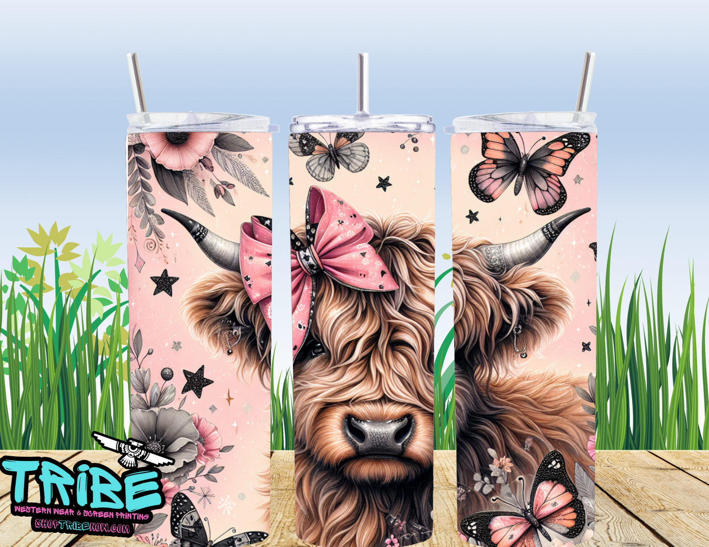 20 Oz Sublimation Tumbler with straw