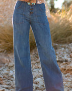 Ashleigh Blue / 4 / 75%Cotton+23%Polyester+2%Elastane