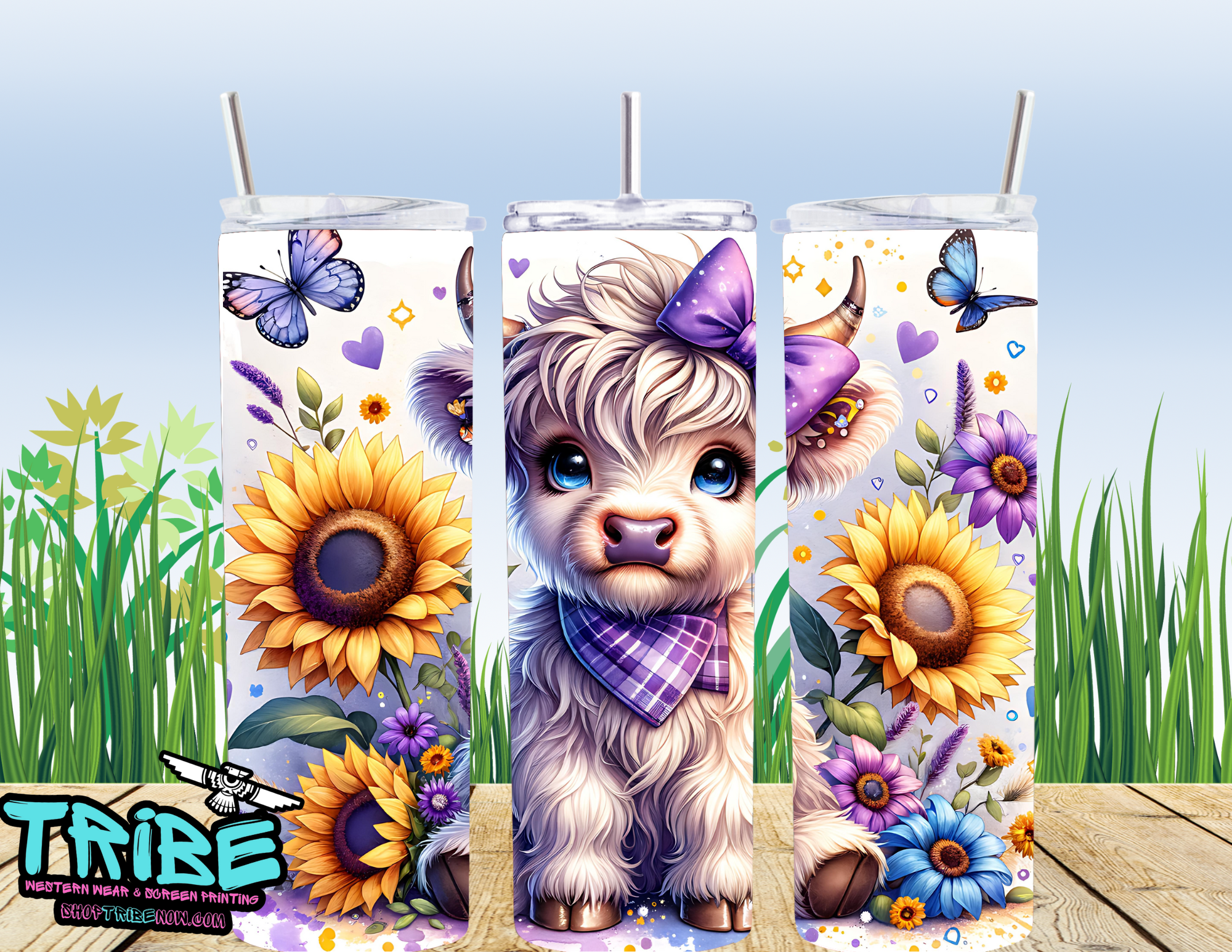 20 Oz Sublimation Tumbler with straw