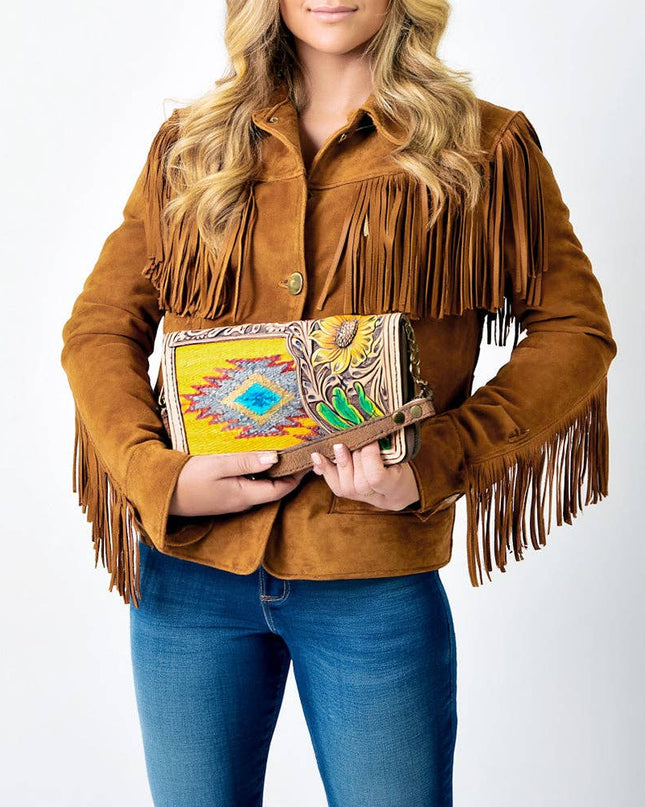 ADBG1189 Organiser Genuine Western Leather Women Bag
