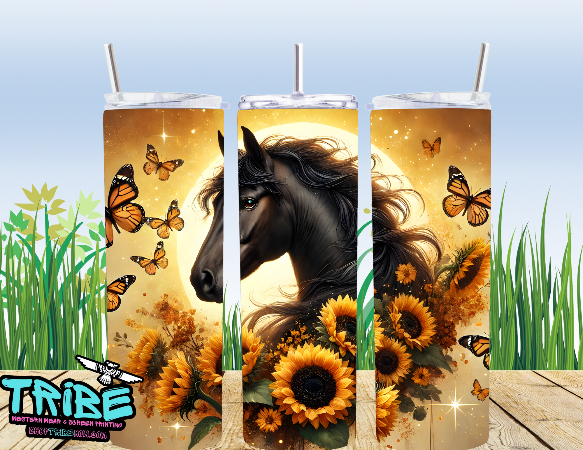 20 Oz Sublimation Tumbler with straw