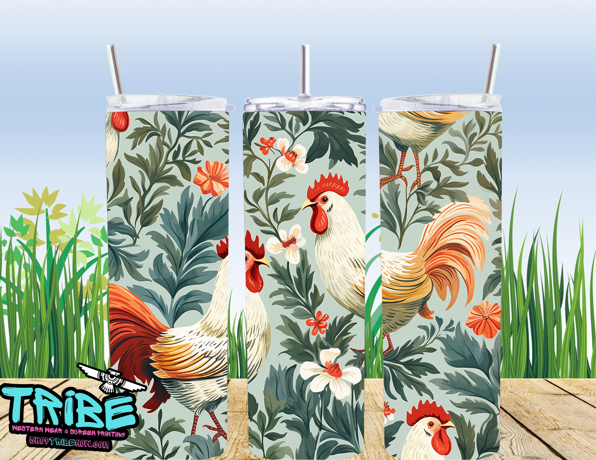 20 Oz Sublimation Tumbler with straw