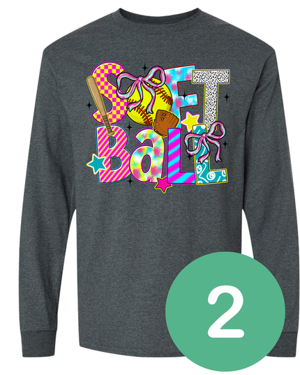 Multiple Designs Available - Osceola Softball Long sleeve T Shirt