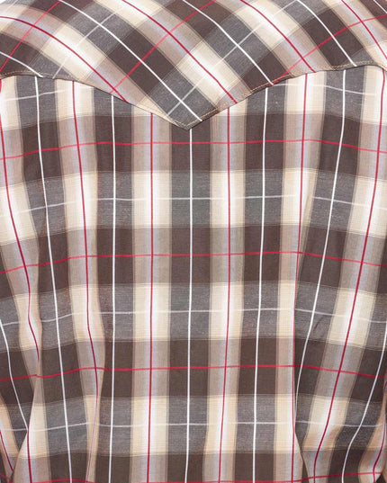 RODEO CLOTHING MEN'S PLAID LONG SLEEVE SNAP PS400l-Sept
