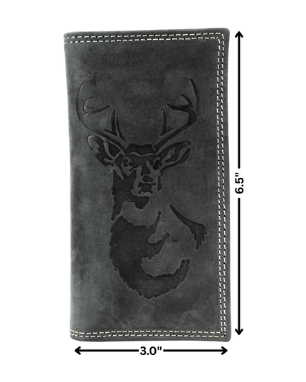 Men’s Rodeo Wallet with Deer Emboss ABMWVT 07