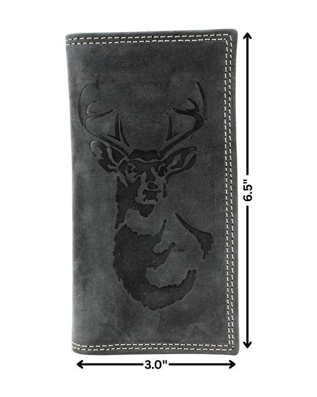 Men’s Rodeo Wallet with Deer Emboss ABMWVT 07