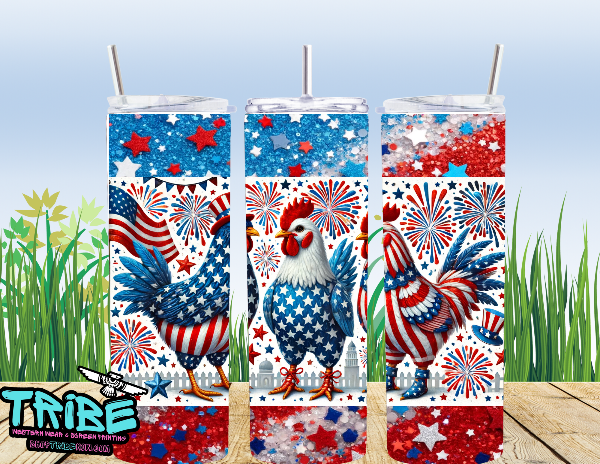 20 Oz Sublimation Tumbler with straw