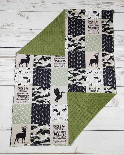 Baby Camouflage Print Hunting Blanket