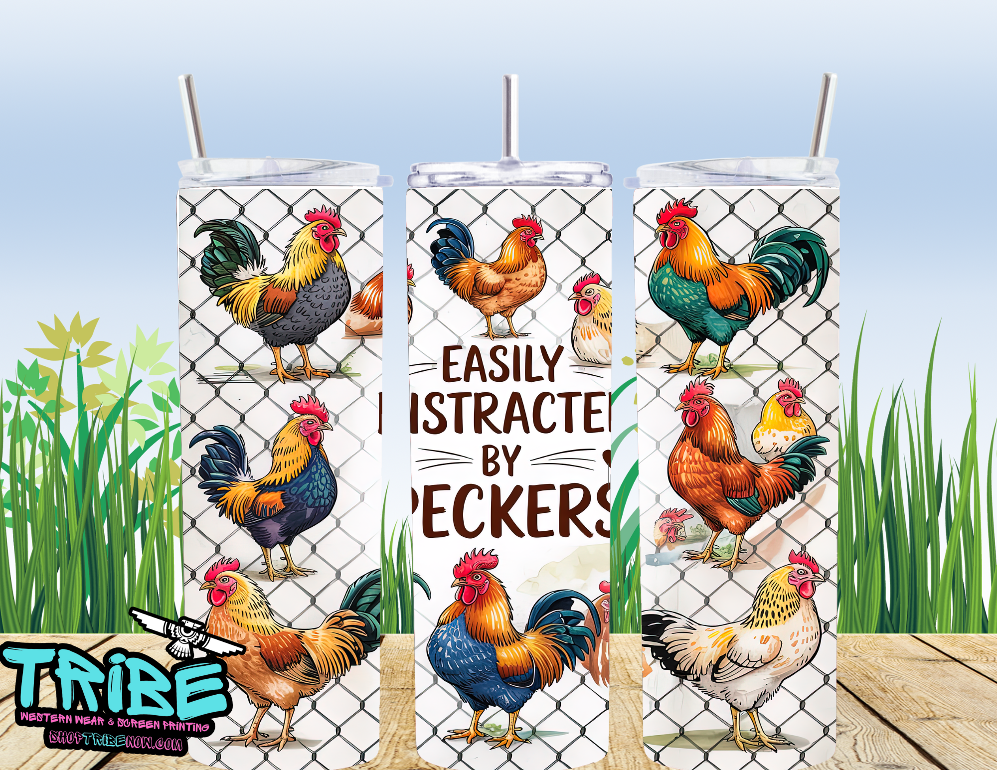 20 Oz Sublimation Tumbler with straw