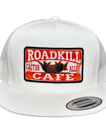 "Roadkill" - 6006 White/ White Mesh, Snapback Cap (WESA JAN 2024)
