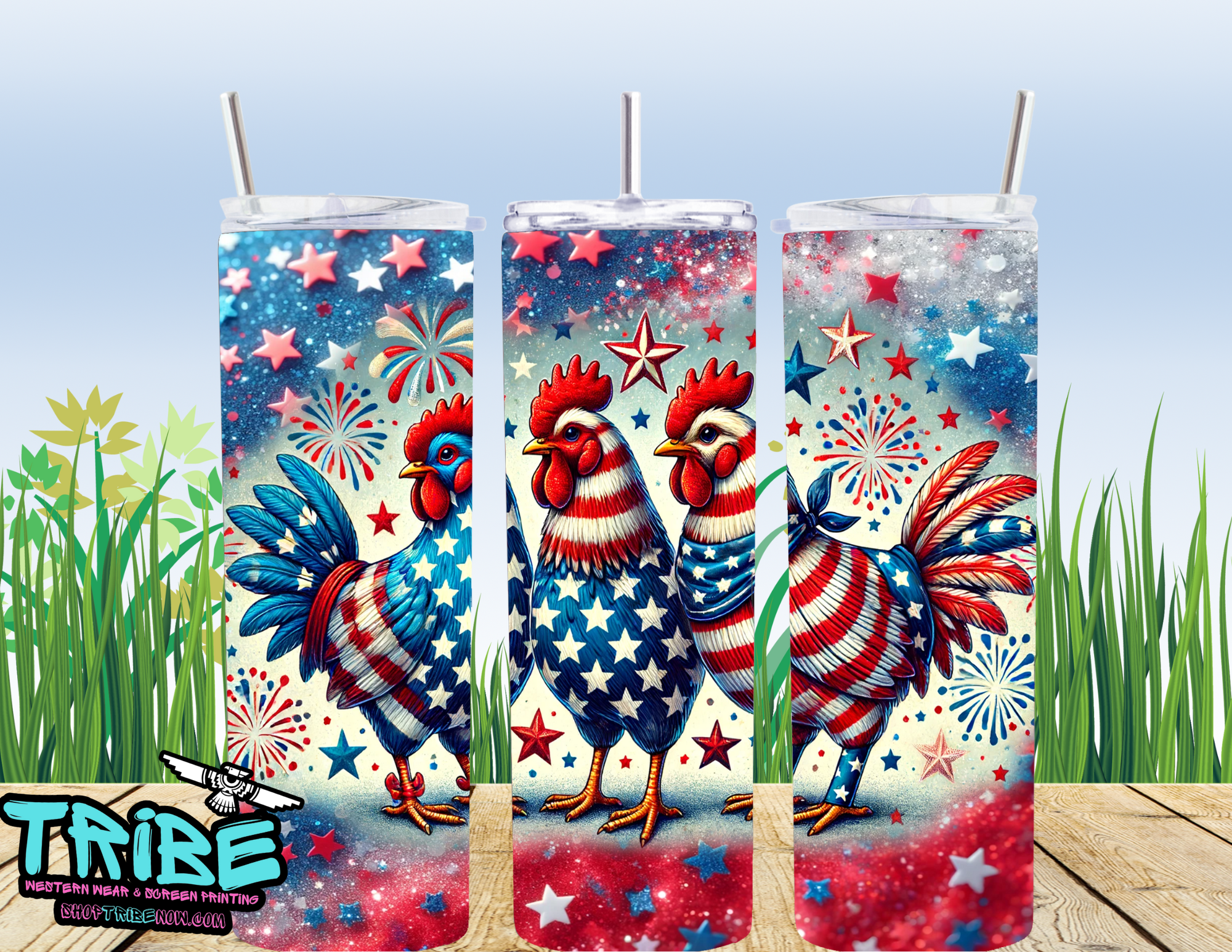 20 Oz Sublimation Tumbler with straw