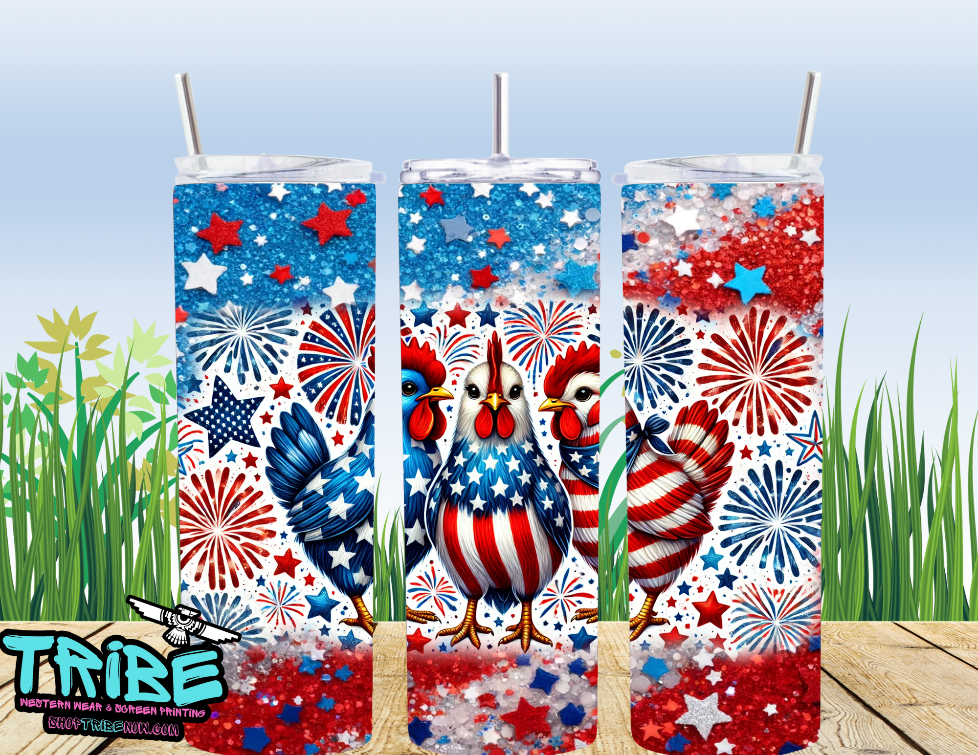 20 Oz Sublimation Tumbler with straw