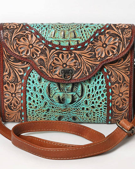ADBG1303 Wallet Genuine Western Leather Women Bag