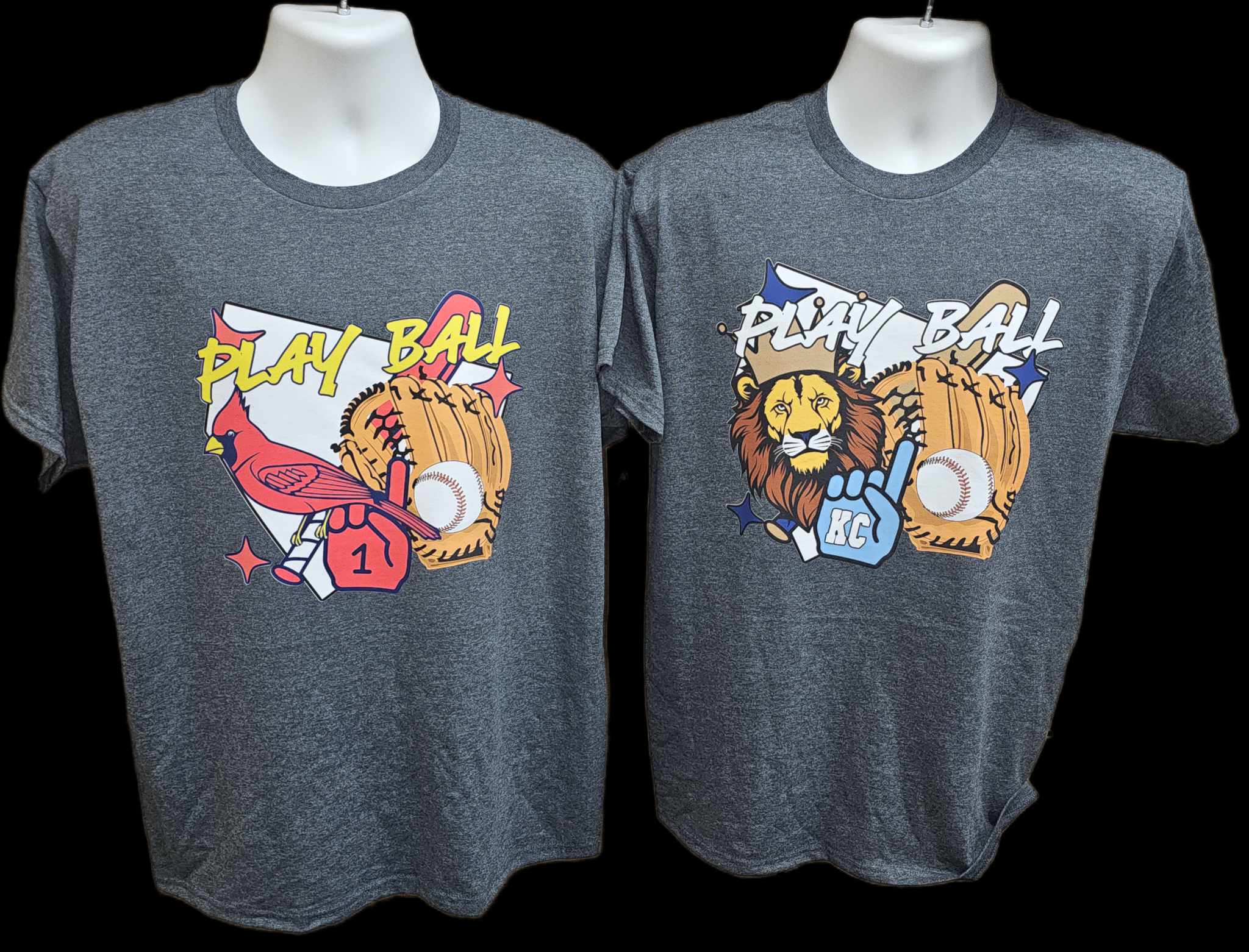 Play Ball Cardinal Baseball Shirt Only
