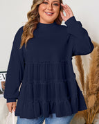 Navy Blue / 1X / 65%Polyester+35%Cotton