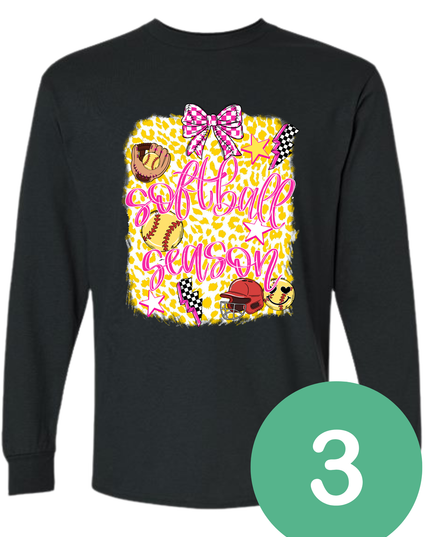Multiple Designs Available - Osceola Softball Long sleeve T Shirt
