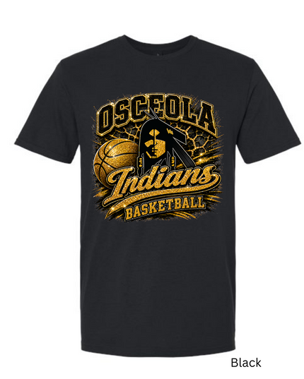 Osceola Indian - Basketball Glitter