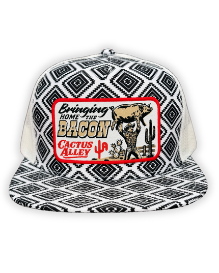 "Bacon" - CA Roscoe Aztec, Snapback Cap