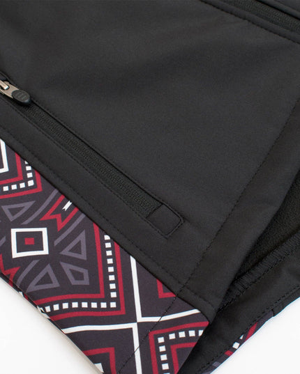 Women's Softshell Aztec Print Fleece-Lined Jackets