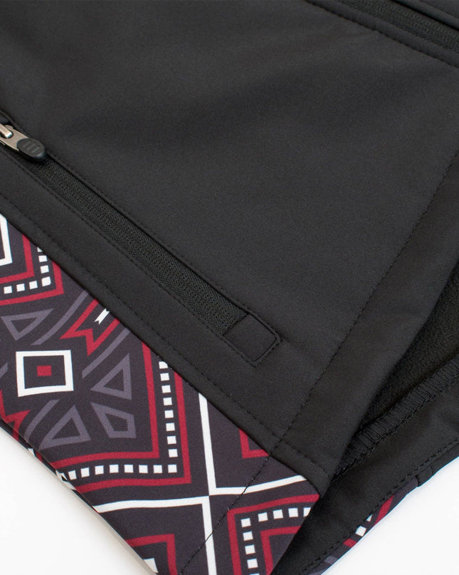 Women's Softshell Aztec Print Fleece-Lined Jackets