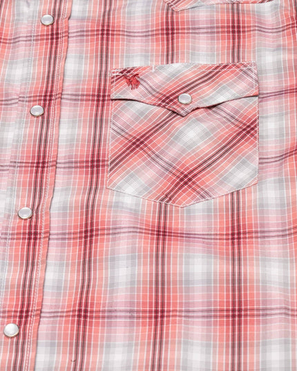 RODEO CLOTHING MEN'S PLAID WESTERN LONG SLEEVE BIG & TALL
