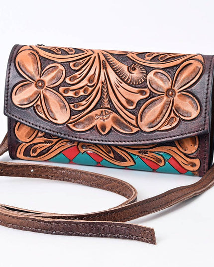 LC-ADBG518 Wallet Genuine Western Leather Women Bag