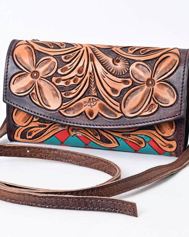 LC-ADBG518 Wallet Genuine Western Leather Women Bag
