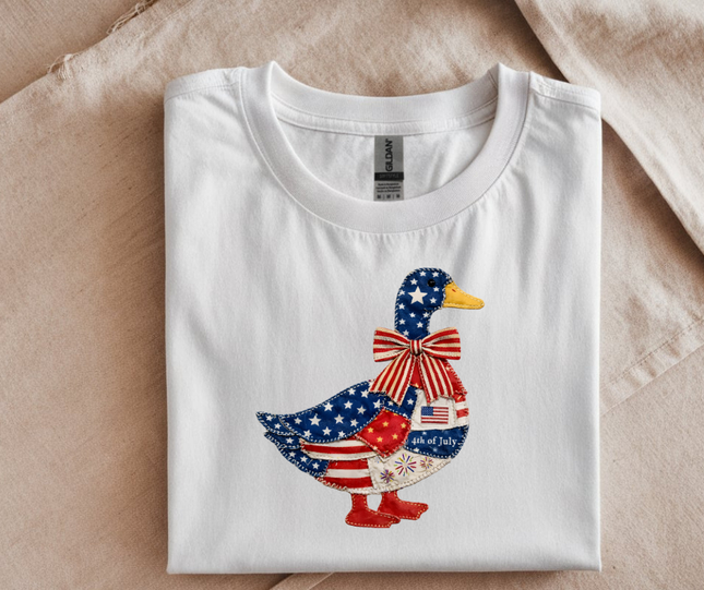 Patchwork American Goose 4th of July