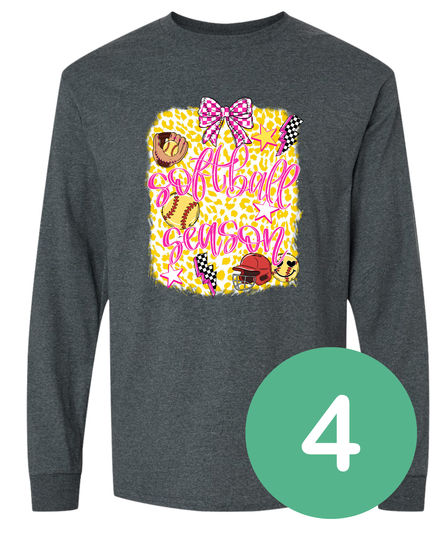 Multiple Designs Available - Osceola Softball Long sleeve T Shirt
