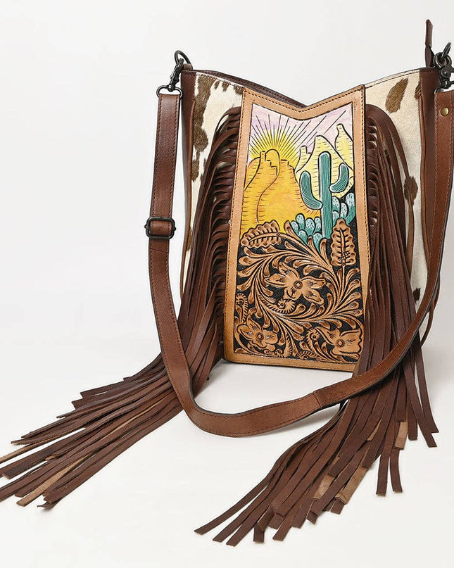 LC-ADBGZ690F Crossbody Genuine Western Leather Women Bag