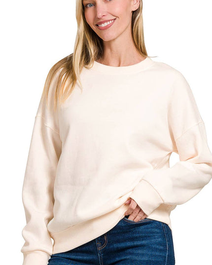 `Basic Casual Sweatshirts Zenana