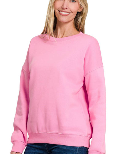 `Basic Casual Sweatshirts Zenana