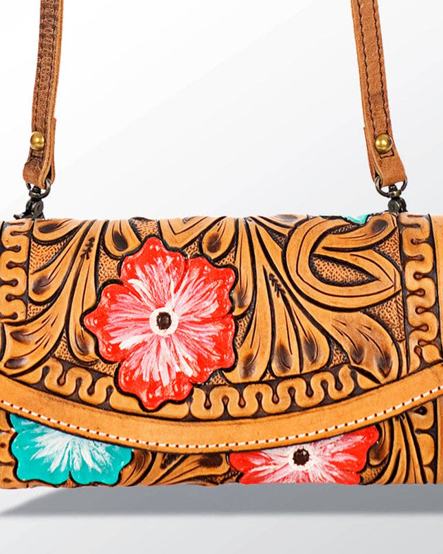 LC-ADBG518 Wallet Genuine Western Leather Women Bag