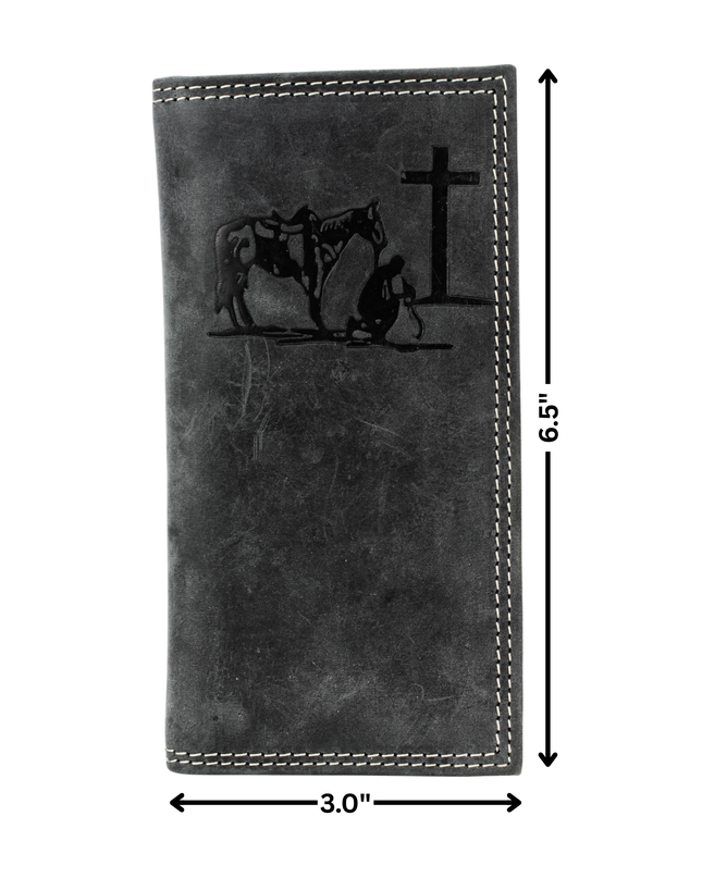 Men’s Rodeo Wallet with Cowboy Emboss ABMWVT 06
