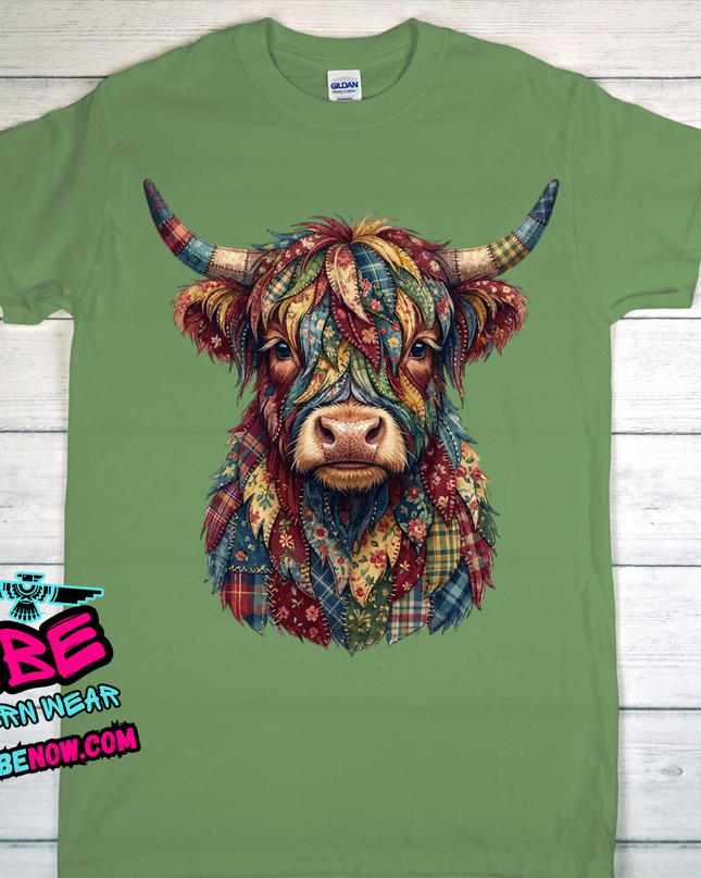 Patchwork Highland Cow