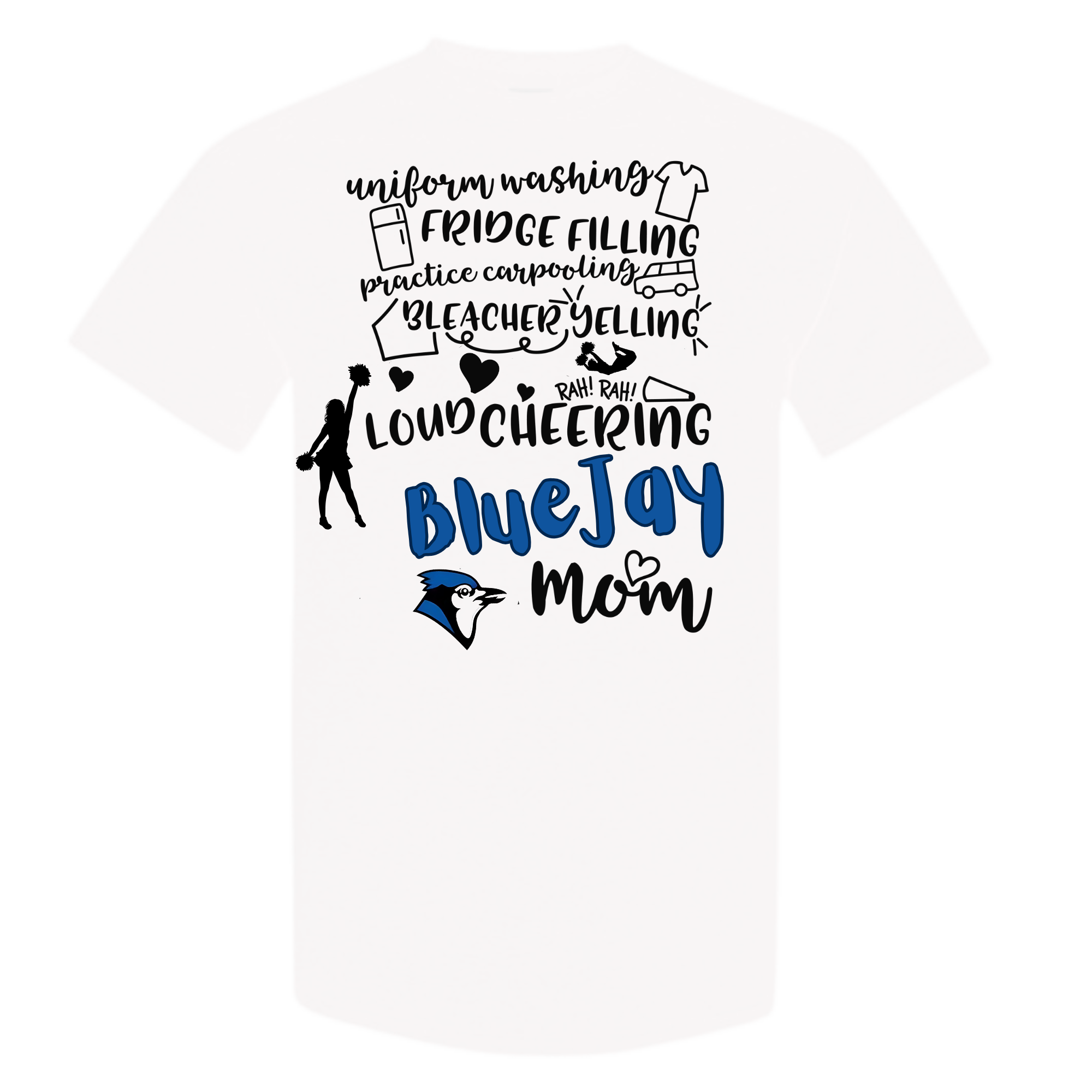 Uniform Washing, Stand Cheering MOM - BlueJays