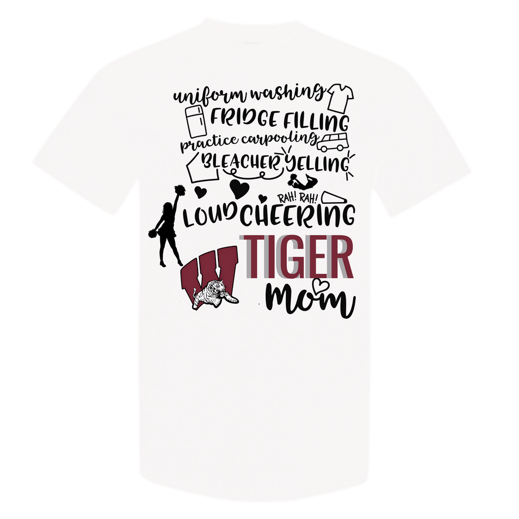 Uniform Washing, Stand Cheering MOM - Weaubleau Tigers