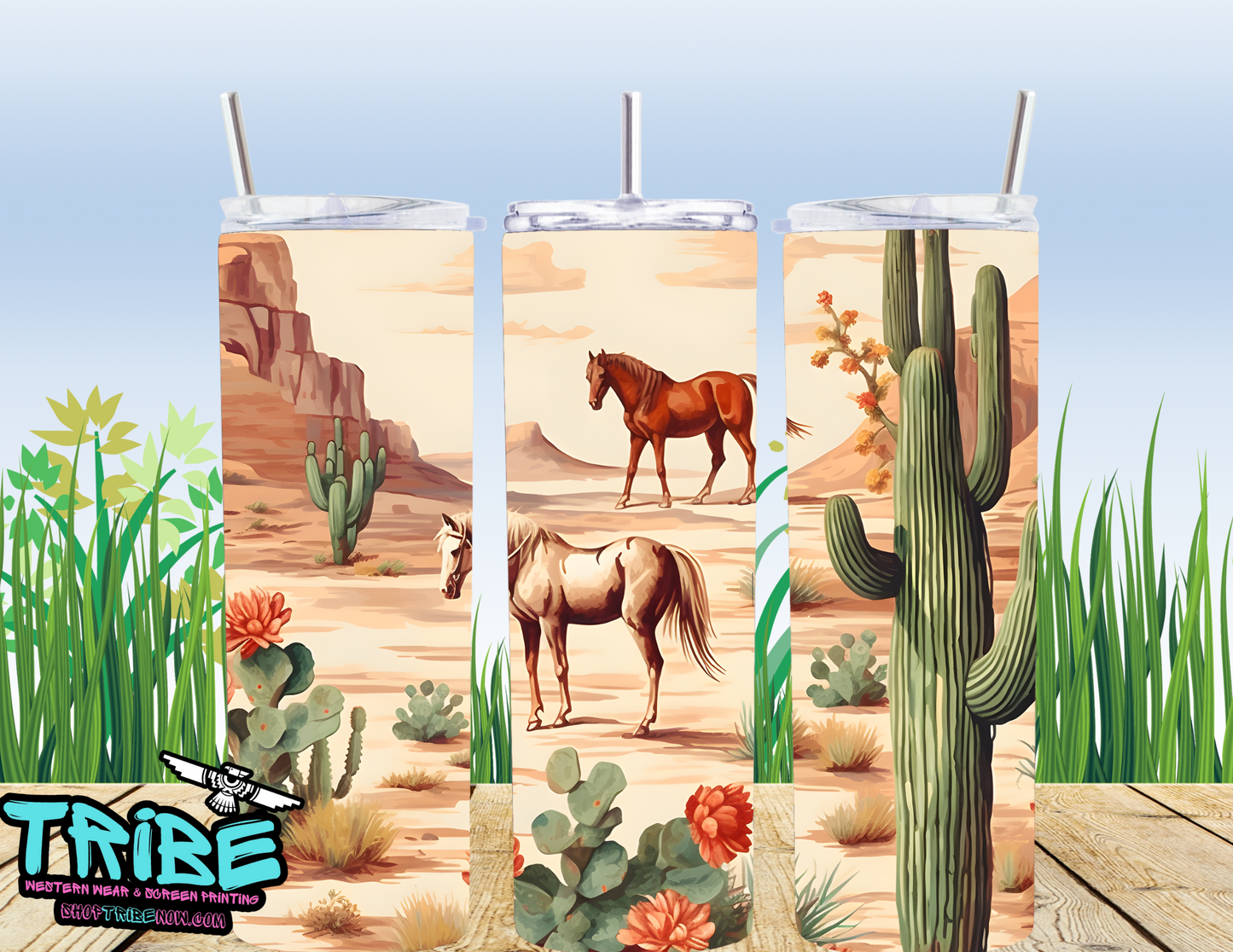 20 Oz Sublimation Tumbler with straw