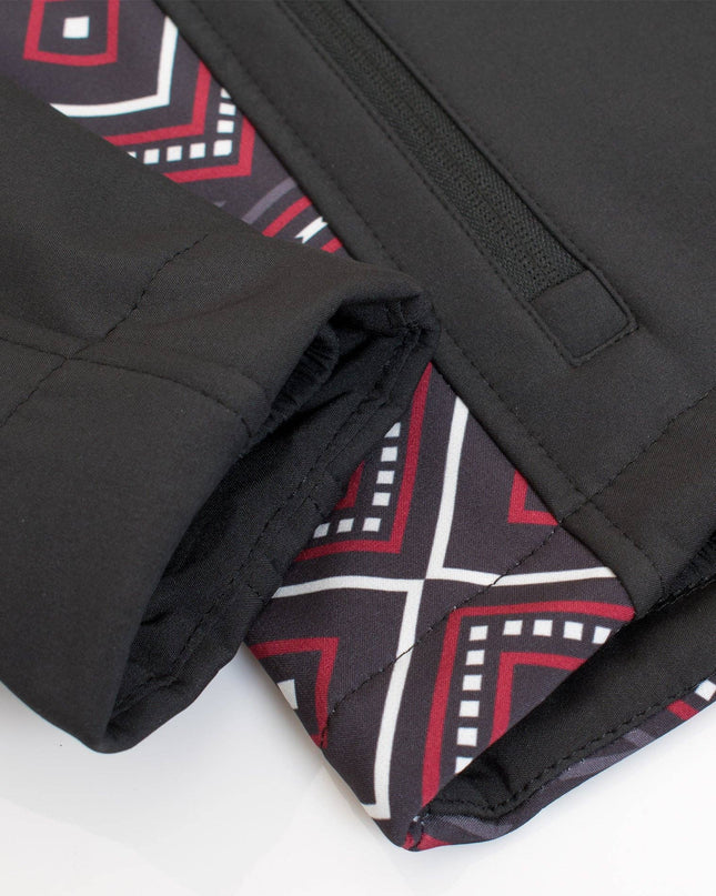 Women's Softshell Aztec Print Fleece-Lined Jackets