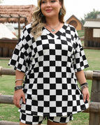 Black / 1X / 95%Polyester+5%Elastane