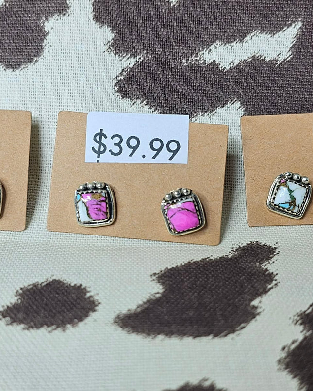 Sterling Silver Stud Earrings