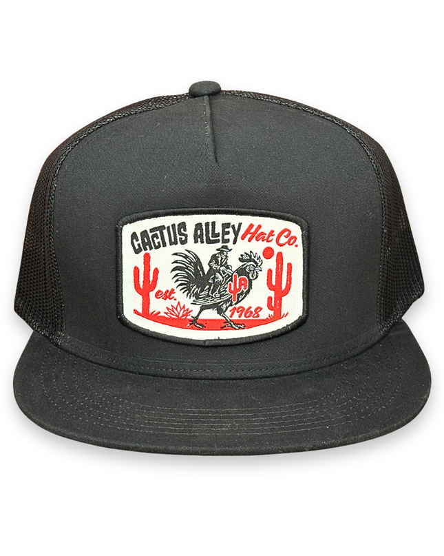 "Featha Steppa" - CA 6006 Black/ Black Mesh, Snapback Cap (2025)