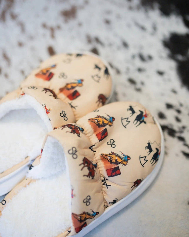 Vintage Cowboy Slippers