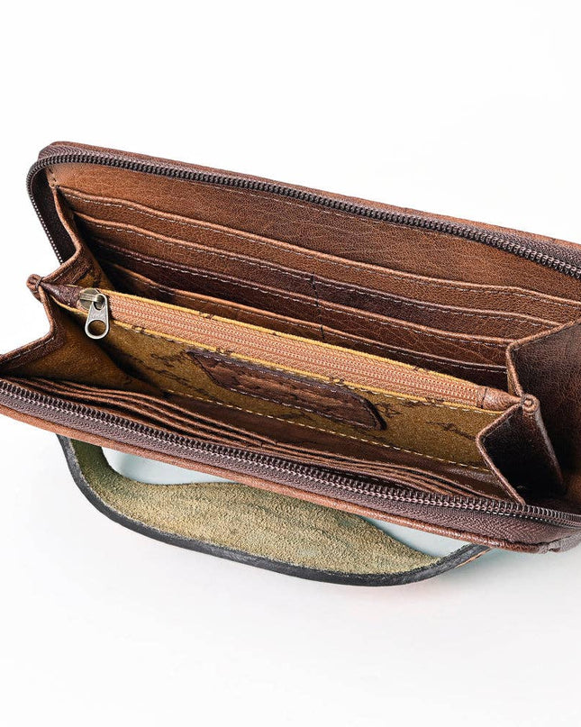 ADBG1190 Wallet Genuine Western Leather Women Bag