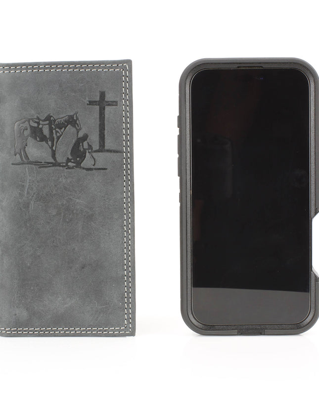 Men’s Rodeo Wallet with Cowboy Emboss ABMWVT 06