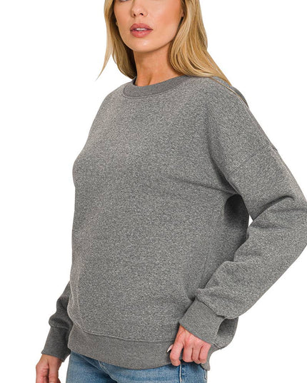 `Basic Casual Sweatshirts Zenana