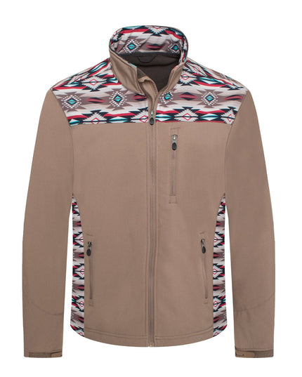 Rodeo Men's Soft Shell Bonded Jacket Bonded Fleece Lining