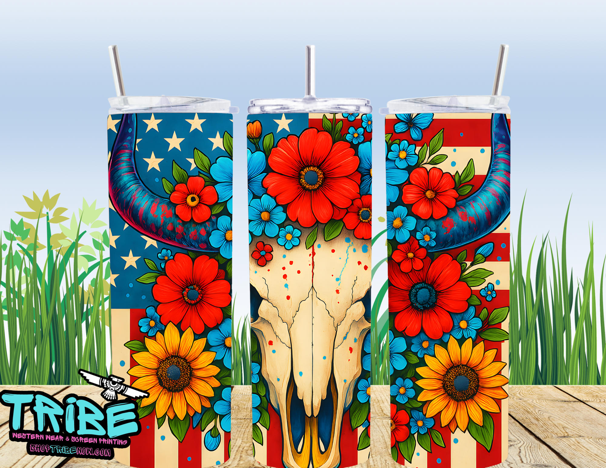 20 Oz Sublimation Tumbler with straw