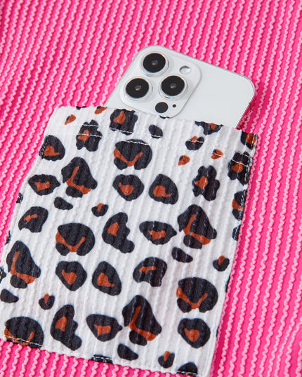 Rose Red Leopard Patched Twisted Ribbed Western Casual Shacket